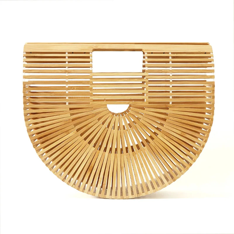 Handmade Bamboo Woven Handbag